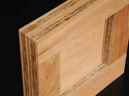 Natural Maple Archival Cradled Art Panel Back by Art Boards