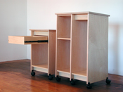 Art Studio Storage Cabinets drawing boards and pads for painting and drawing.t supplies.