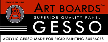 Art Boards™ Acrylic Gesso is made for Rigid Painting Surfaces.