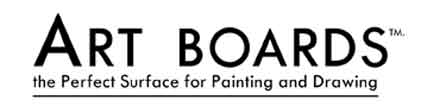 Art Boards Canvas mounted art panels have an acrylic gesso painting surface.