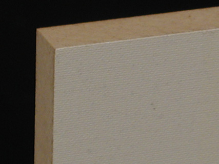 Oil Primed Cotton Canvas is mounted to Art Boards Natural Fiber Art Panel