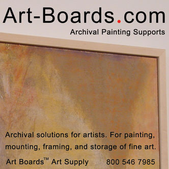 Archival Painting Supports mounted with Claessens Oil Primed Linen.