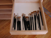 Art Studio Storage Drawers for storing art and artist supplies. Mmade by Art Boards™ Archival Art Supply.