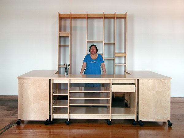 art studio storage furniture