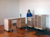 Art Storage Art Studio Furniture is design by Art Boards™ for storing art, and  making art.