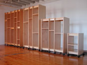 Art Storage Cabinets for storing art collections made in any size in Brooklyn NY, in the USA.