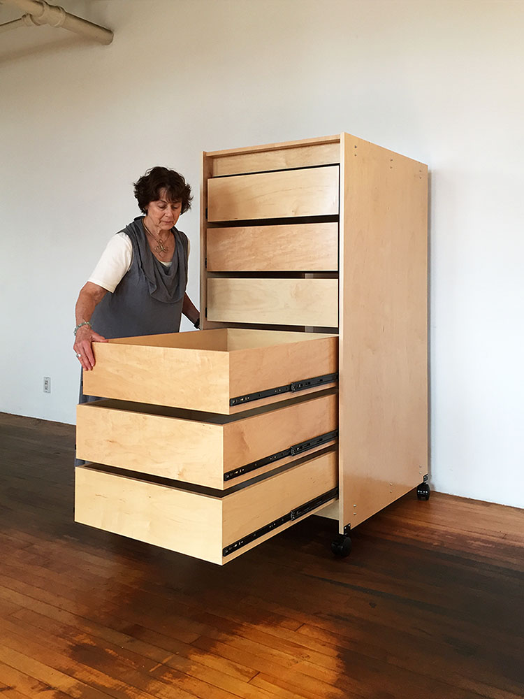 Archival Art Storage System for storing art made by Art Boards™ in