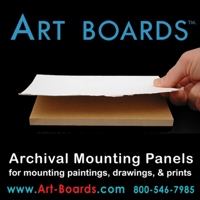 Arches Hot Press Paper Mounted to Archival Artist Panel is Archival and  Rreversible made in the USA by Art Boards™ Archival Artists Supplies.
