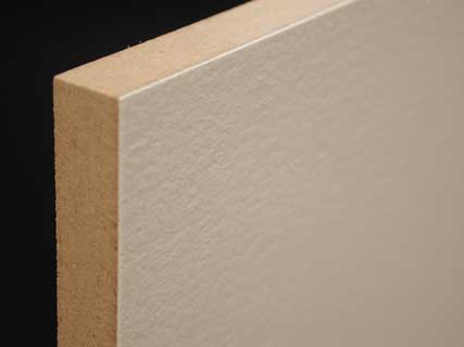 Art Boards™ Natural Fiber Waterolor Panel has a solid edge and a