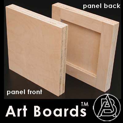 Custom Size Artist Wood Panel For Painting, Custom Wood Art Boards