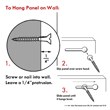 How to use the Hang & Level™ picture hanging tool with different